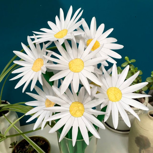 Easy+Paper+Flowers+Daisy+Daisies+3D+DIY+StephenBaranyCOM+3